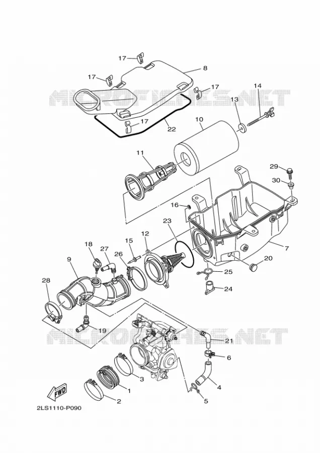 ADMISSION Yamaha QUAD 700 2020 RAPTOR  YFM700R