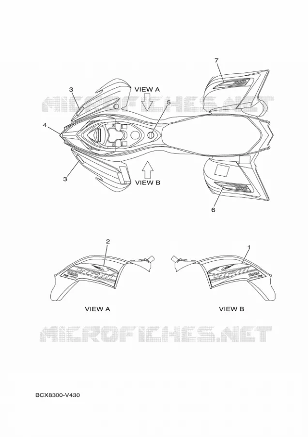 EMBLEME Yamaha QUAD 700 2020 RAPTOR  YFM700R