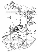 PIECES ALTERNATIVES 11 pour Yamaha 40H 2 Stroke de 1991