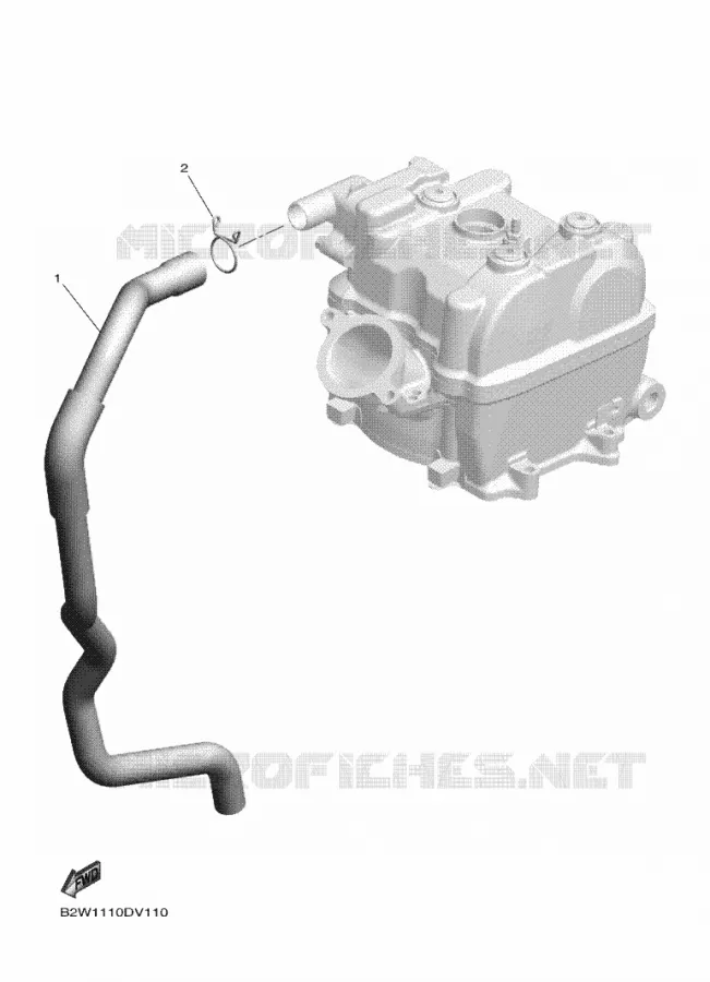 SYSTÈME D'ADMISSION D'AIR AIS Yamaha MOTO 450 2021 YZF  YZ450F