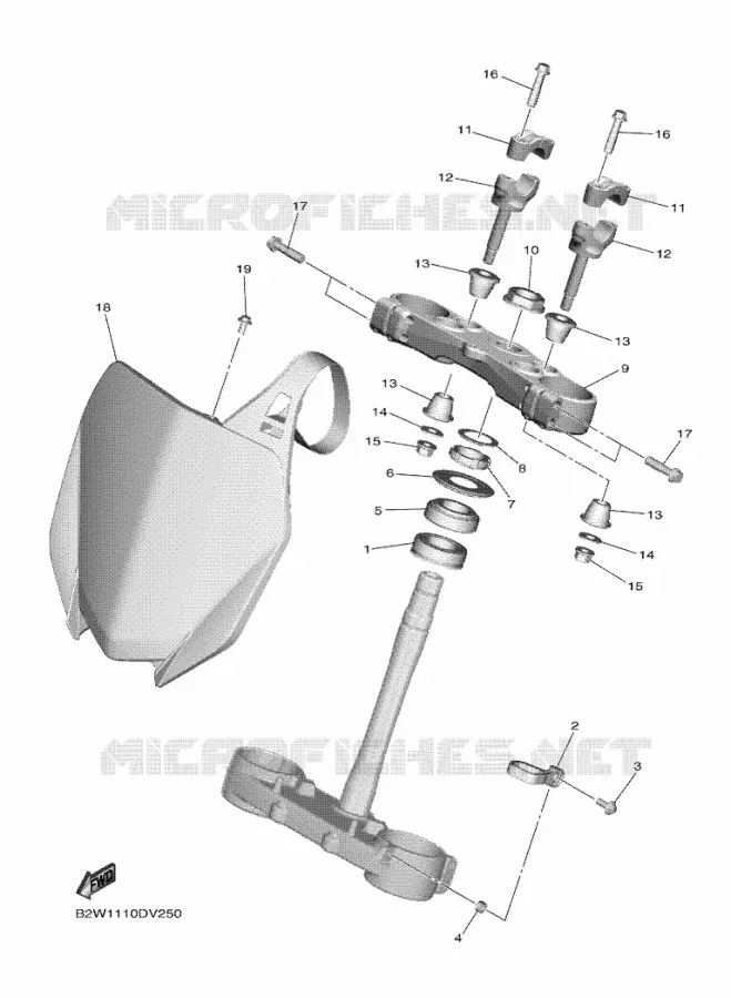 DIRECTION Yamaha MOTO 450 2021 YZF  YZ450F