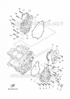 CARTER   MOTEUR 1 pour Yamaha TRACER 7 A2 35KW de 2021
