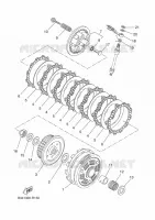 EMBRAYAGE DE DEMARREUR pour Yamaha TRACER 7 A2 35KW de 2021