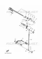 AXE DE SELECTEUR / PEDALE pour Yamaha TRACER 9 de 2021