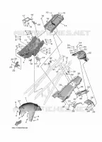 GARDE BOUE pour Yamaha TRACER 9 de 2021