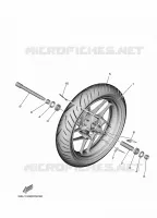 ROUE AVANT pour Yamaha TRACER 9 de 2021