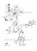 MAITRE CYLINDRE DE FREIN AVANT pour Yamaha TRACER 9 de 2021