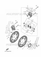 ETRIER DE FREIN AVANT pour Yamaha TRACER 9 de 2021
