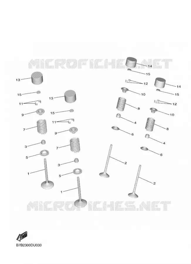 SOUPAPE Yamaha MOTO 250 2021 YZF  YZ250F
