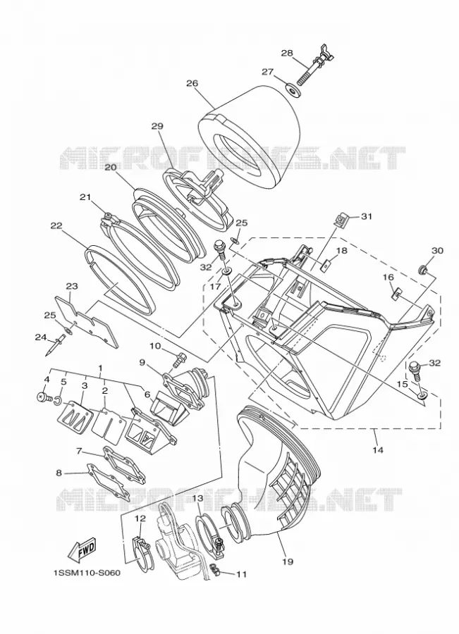 ADMISSION Yamaha MOTO 250 2021 YZ  YZ250