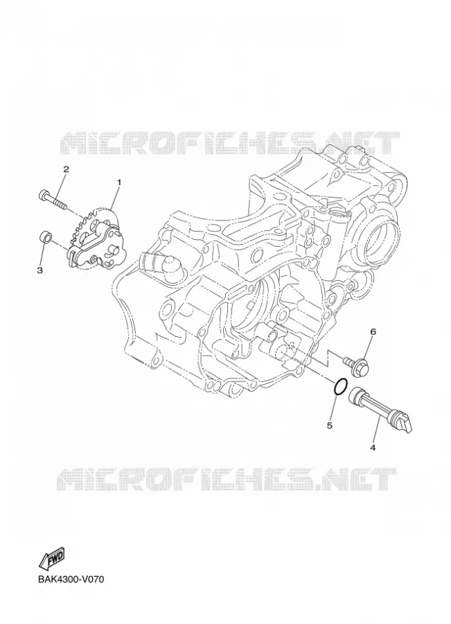 POMPE A HUILE Yamaha MOTO 250 2021 WRF  WR250F