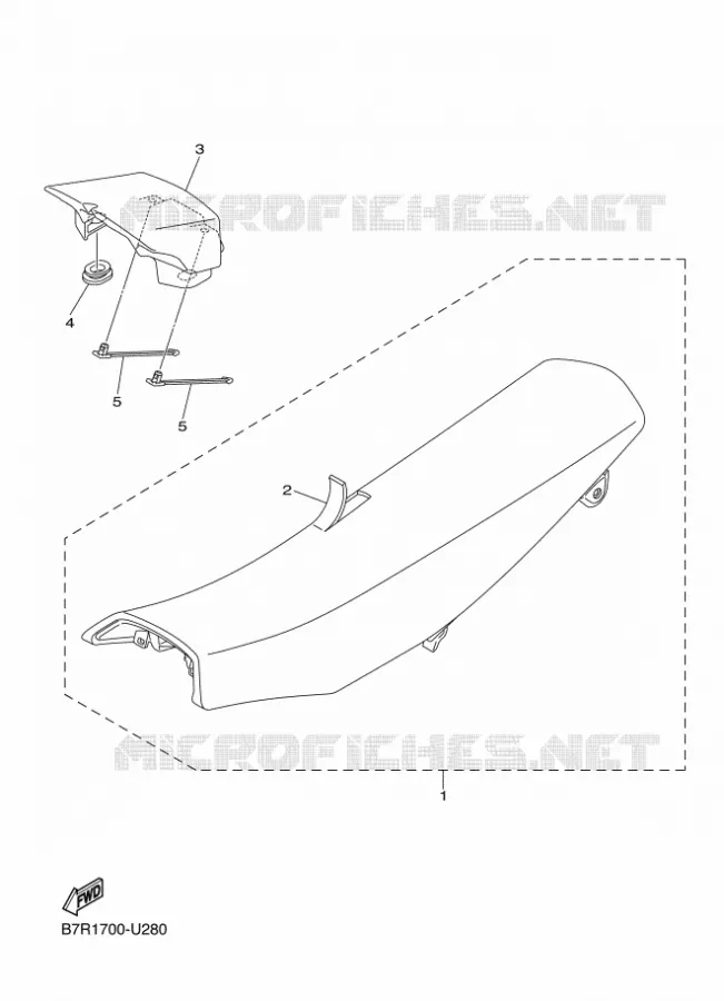 SELLE Yamaha MOTO 250 2021 WRF  WR250F