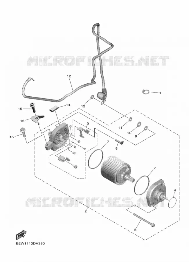 DEMARREUR Yamaha MOTO 450 2021 WRF  WR450F