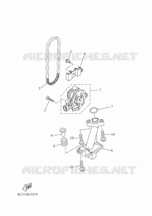 POMPE A HUILE Yamaha MOTO 700 2021 TENERE  XTZ690