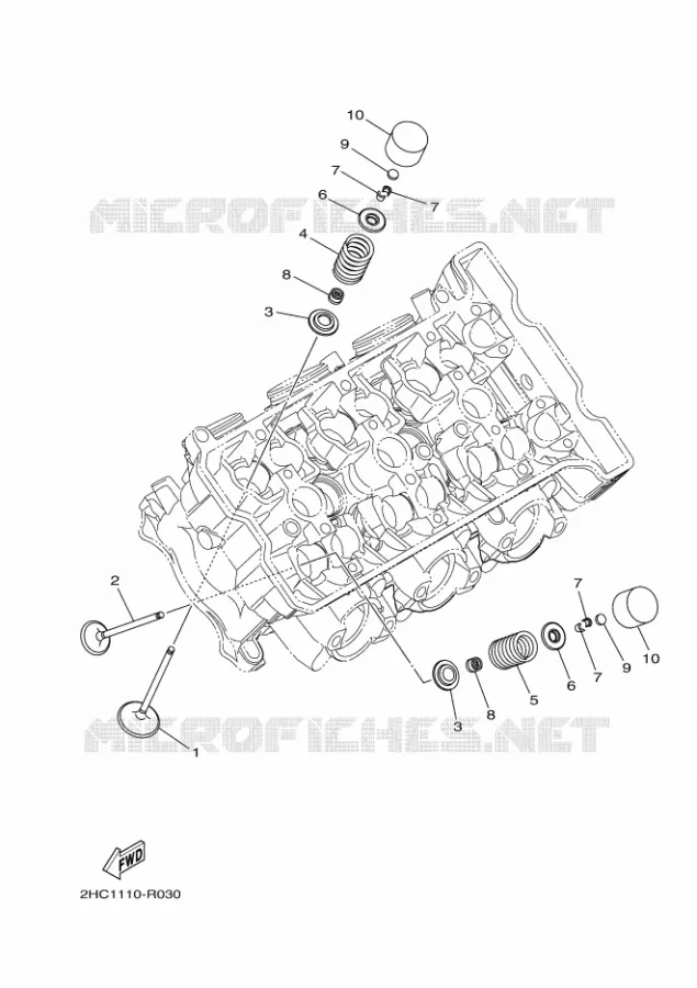 SOUPAPE Yamaha SIDE BY SIDE 1000 2021 YXZ  YXZ1000ET