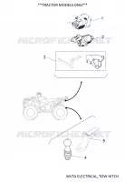 WVTA ELECTRIQUE / ATTELAGE pour Yamaha KODIAK 450 EPS ALU DIFF LOCK de 2021