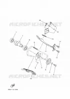 ARBRE A CAMES / CHAINE DE DISTRIBUTION pour Yamaha KODIAK 450 EPS ALU DIFF LOCK de 2021