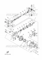 DIFFERENTIEL AVANT pour Yamaha KODIAK 450 EPS ALU DIFF LOCK de 2021
