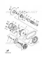 EMBRAYAGE pour Yamaha KODIAK 450 EPS ALU DIFF LOCK de 2021