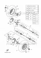 ROUE AVANT pour Yamaha KODIAK 450 EPS ALU DIFF LOCK de 2021