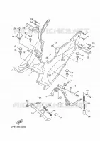 SUPPORT / REPOSE PIEDS pour Yamaha MAJESTY S 125 de 2014