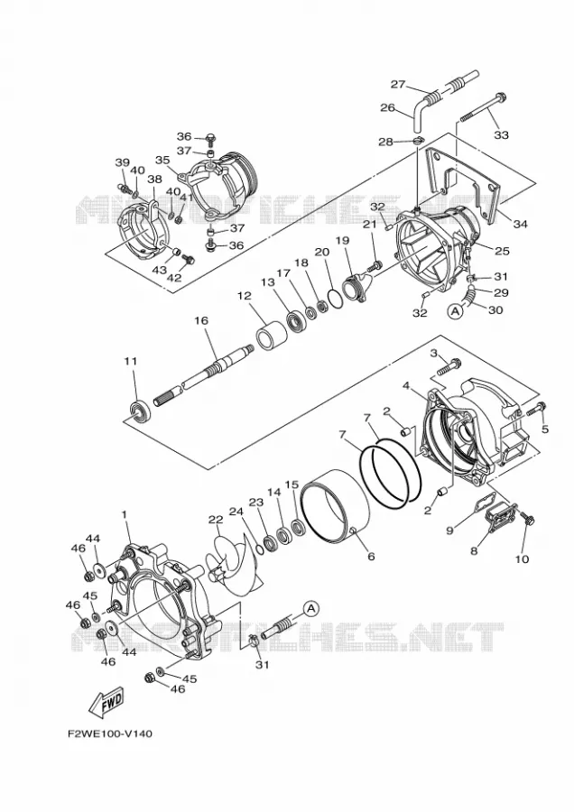 JET UNIT 1 Yamaha Waverunner 1800 2021 GP  GP1800B-W
