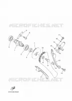 ARBRE A CAMES / CHAINE DE DISTRIBUTION pour Yamaha YB 125 de 2022