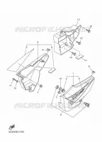 COUVERCLE LATERAL pour Yamaha YB 125 de 2022