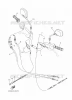 GUIDON ET CABLES pour Yamaha YB 125 de 2022