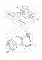 PHARE  pour Yamaha YB 125 de 2022