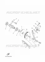 ARBRE A CAMES / CHAINE DE DISTRIBUTION pour Yamaha YB 125 de 2022