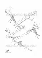BRAS OSCILLANT / AMORTISSEUR pour Yamaha YB 125 de 2022