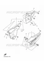 COUVERCLE LATERAL pour Yamaha YB 125 de 2022