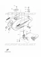RESERVOIR A ESSENCE pour Yamaha YB 125 de 2022