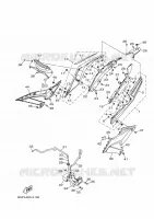 COUVERCLE LATERAL pour Yamaha YZF 250 WORLD GP 60TH ANNIVERSARY de 2022