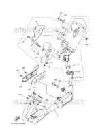 ECHAPPEMENT pour Yamaha YZF 250 WORLD GP 60TH ANNIVERSARY de 2022