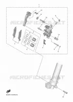 ETRIER DE FREIN AVANT pour Yamaha YZ 250 F Monster Energy Yamaha Racing Edition de 2022