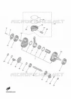 VILEBREQUIN / PISTON pour Yamaha YZ 250 F Monster Energy Yamaha Racing Edition de 2022