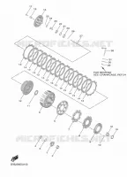 EMBRAYAGE pour Yamaha YZ 250 F Monster Energy Yamaha Racing Edition de 2022