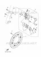 ETRIER DE FREIN AVANT pour Yamaha YZF 250 de 2022