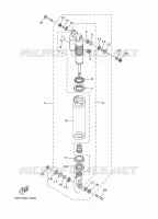 AMORTISSEUR ARRIERE pour Yamaha YZ 125 de 2022