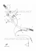 GUIDON ET CABLES pour Yamaha YZ 125 de 2022