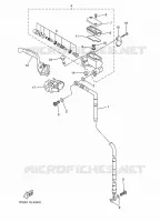 MAITRE CYLINDRE DE FREIN AVANT pour Yamaha YZ 125 de 2022