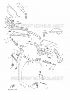 GUIDON ET CABLES pour Yamaha TRACER 7 A2 35KW de 2022