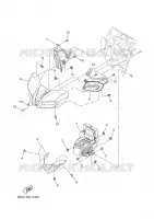 PHARE  pour Yamaha MT-125 de 2022
