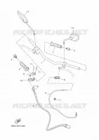 GUIDON ET CABLES pour Yamaha MT-125 de 2022