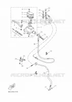 MAITRE CYLINDRE DE FREIN AVANT pour Yamaha MT-125 de 2022