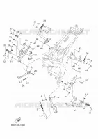 BEQUILLE / REPOSE PIEDS pour Yamaha MT-125 de 2022