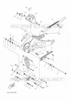 BRAS OSCILLANT / AMORTISSEUR pour Yamaha MT-125 de 2022