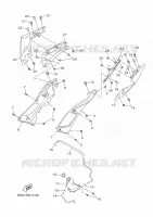 COUVERCLE LATERAL pour Yamaha MT-125 de 2022